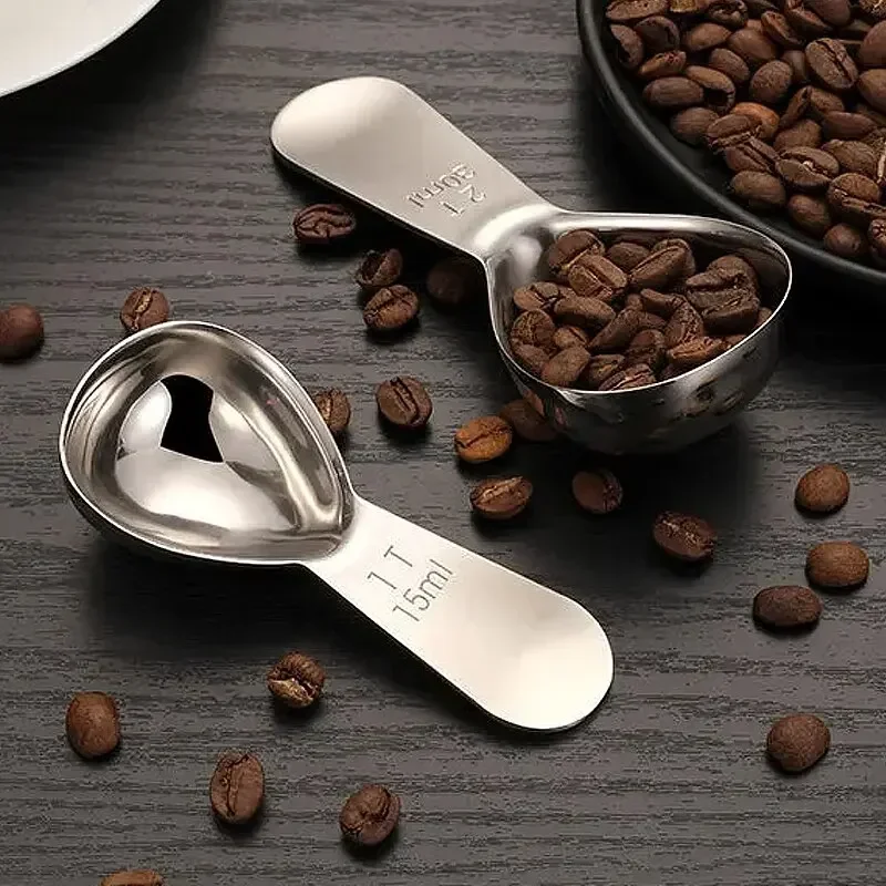 Coffee Tea Sugar Set - Stainless Steel Coffee Measuring Scoop for