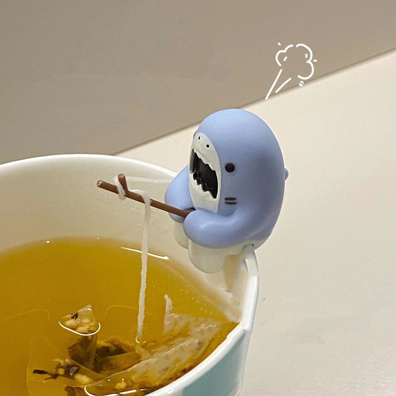 Coffee Tea Infusion - Reusable Silicone Tea Infuser Creative Shark