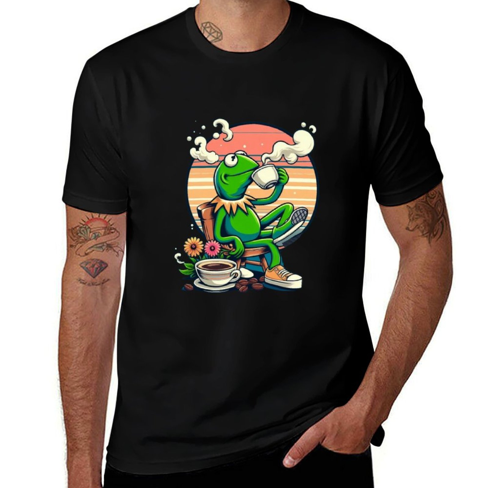 Kermit Sipping Tea gif. Funny  - Coffee Tea Festival recension och pris
