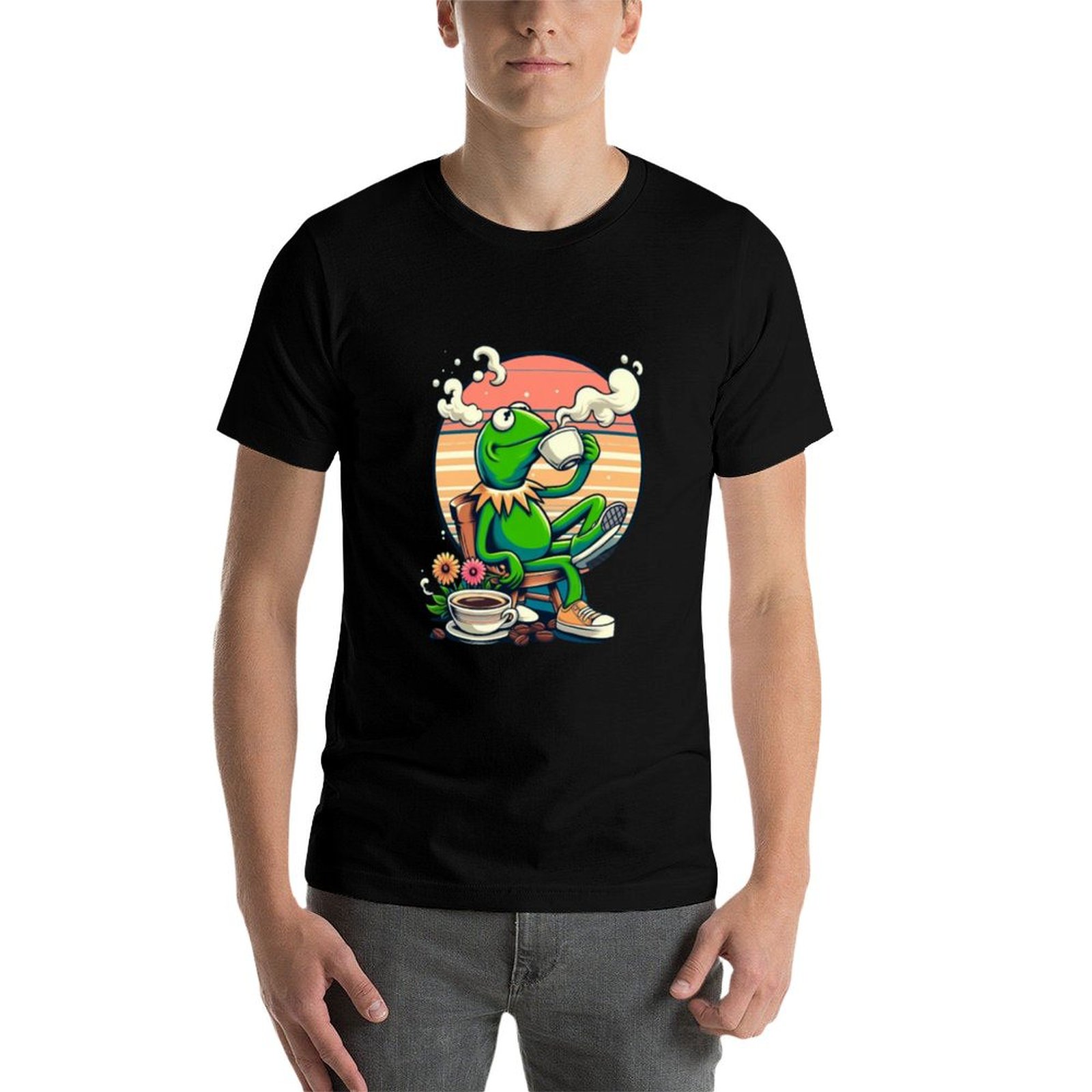 Kermit Sipping Tea gif. Funny  - Coffee Tea Festival recension och pris