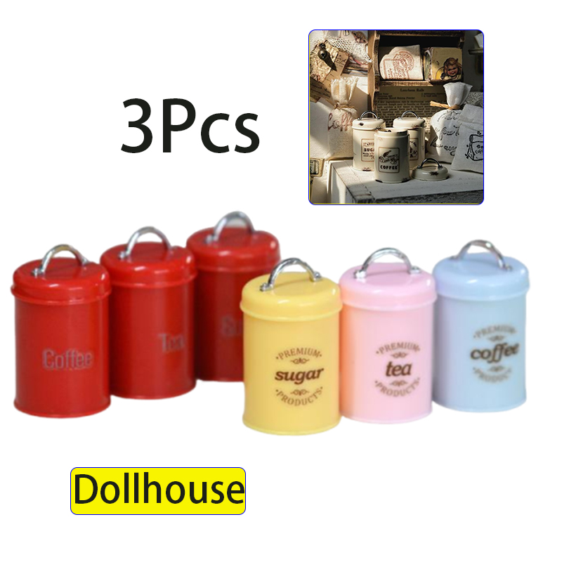 3Pcs Miniature Dollhouse Mini  - Coffee Tea & Hot Chocolate recension och pris
