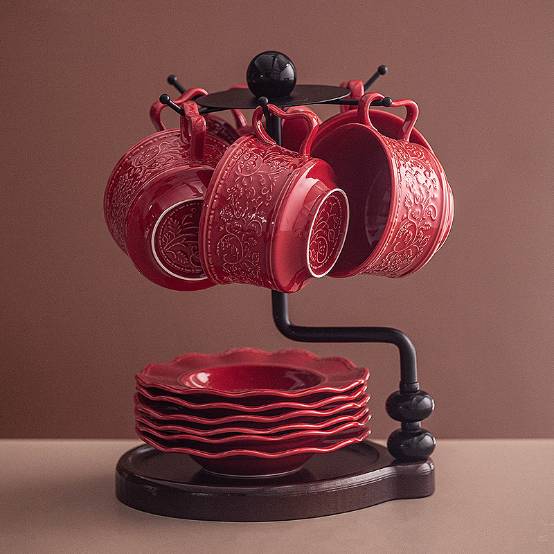 Retro festive coffee cup and s - Coffee Tea Festival recension och pris