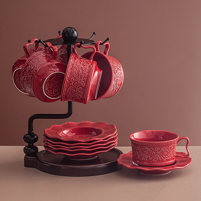 Retro festive coffee cup and s - Coffee Tea Festival recension och pris