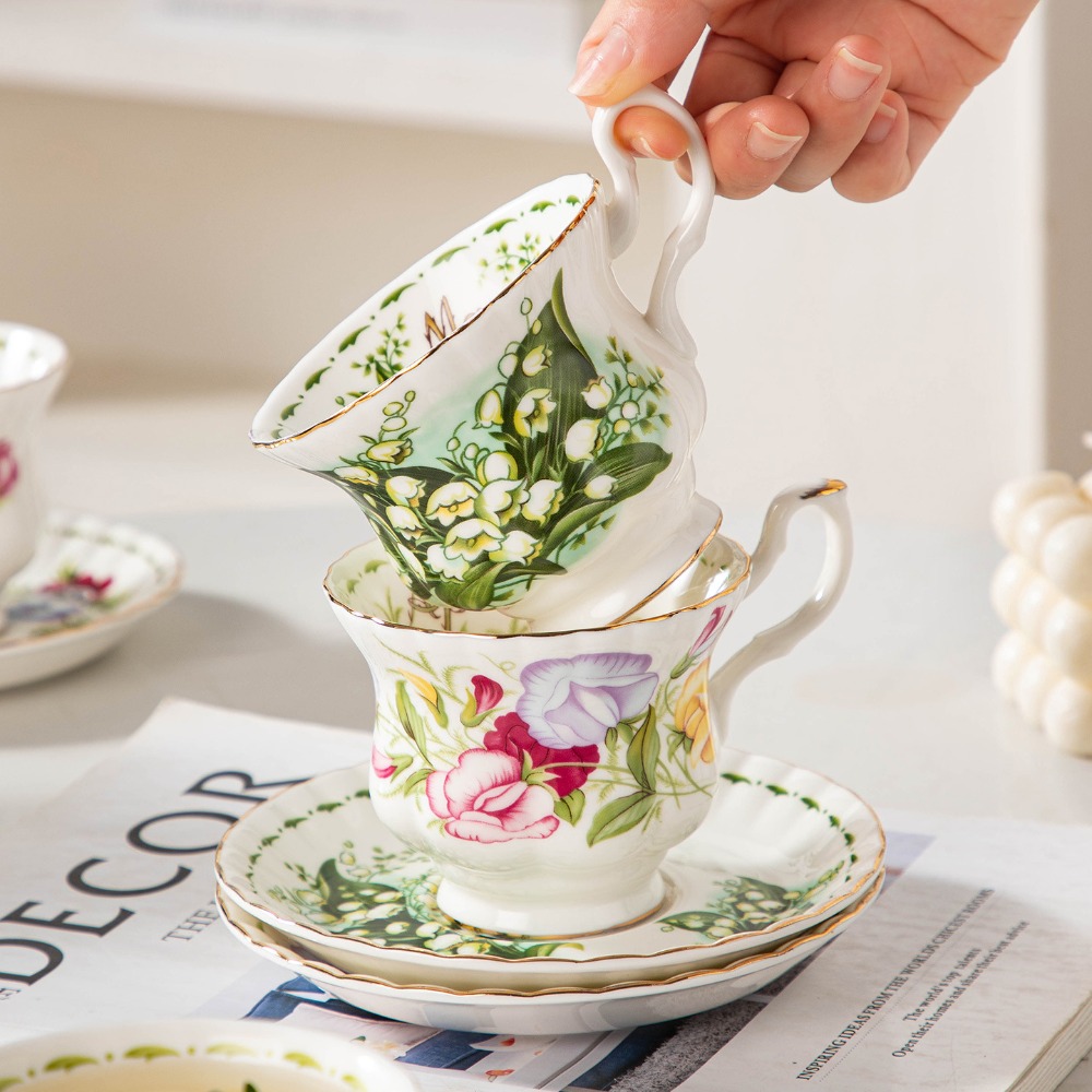 Vintage Floral Porcelain Coffe - Valley Tea And Coffee recension och pris