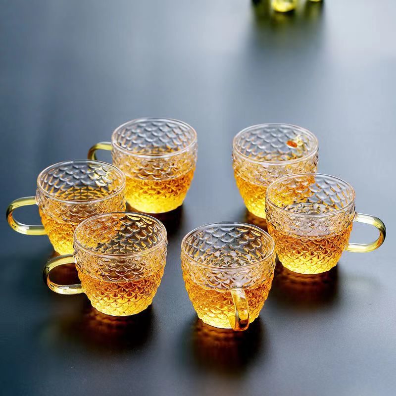 Glass Tea Cups small Cups Home - Coffee Tea Stand recension och pris