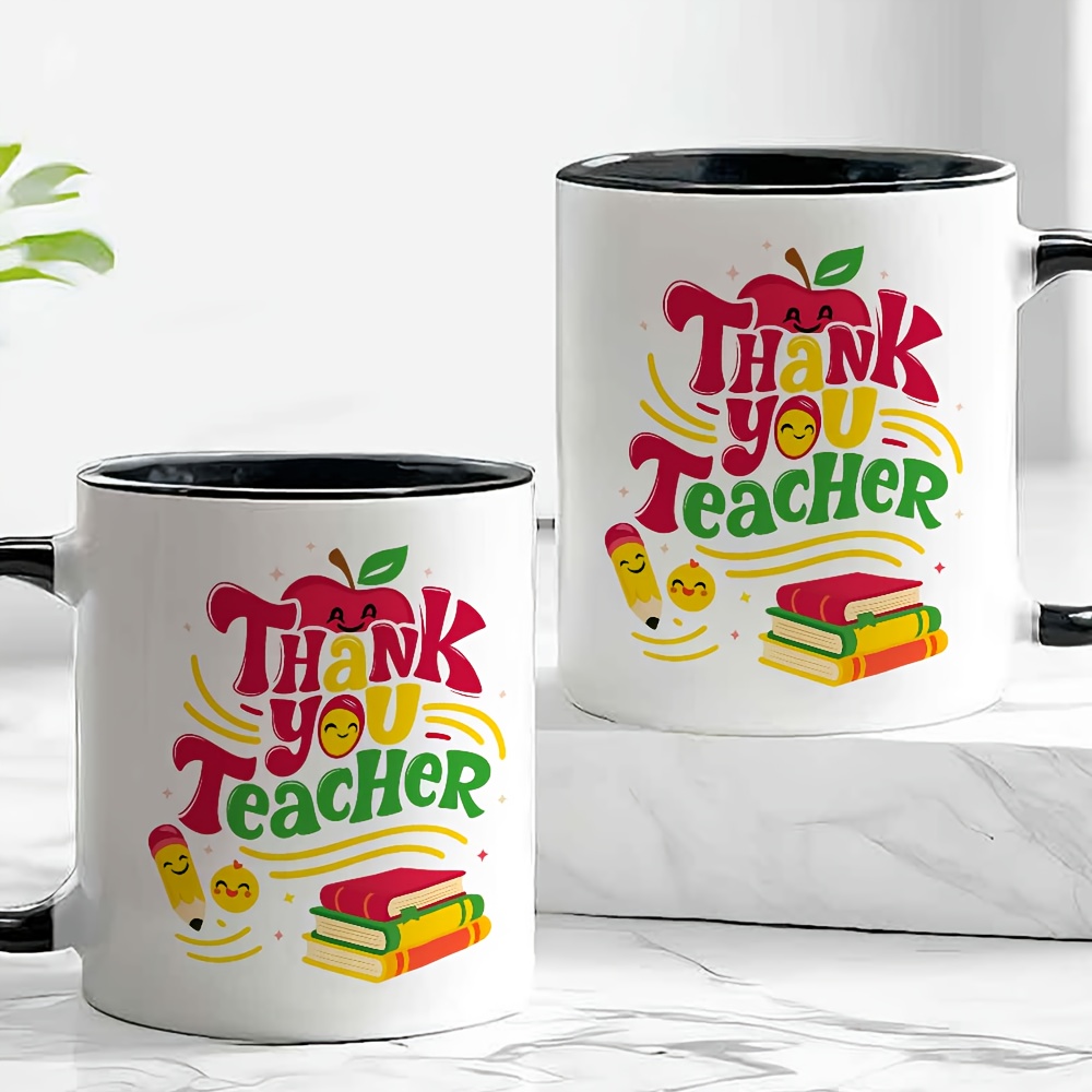Thank You Teacher Ceramic Blac - Coffee Tea Festival recension och pris