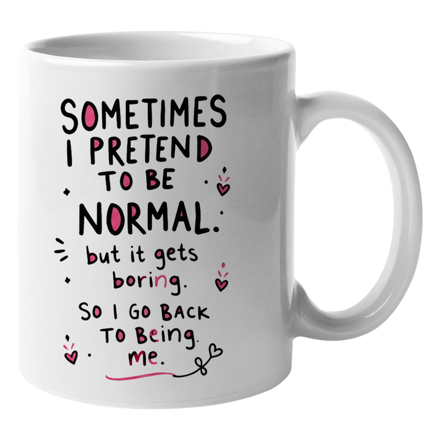 Sometimes I Pretend To Be Norm - Coffee And Tea Quotes Funny recension och pris