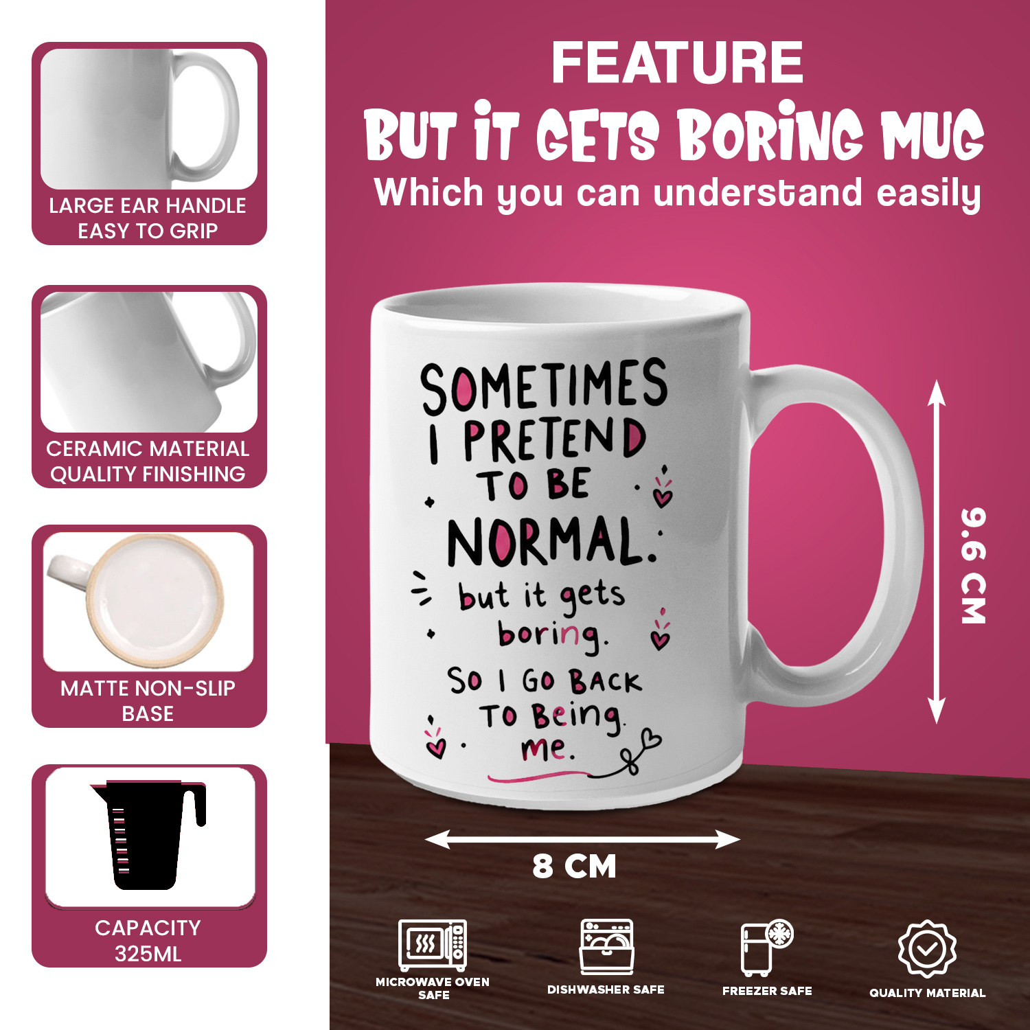 Sometimes I Pretend To Be Norm - Coffee And Tea Quotes Funny recension och pris