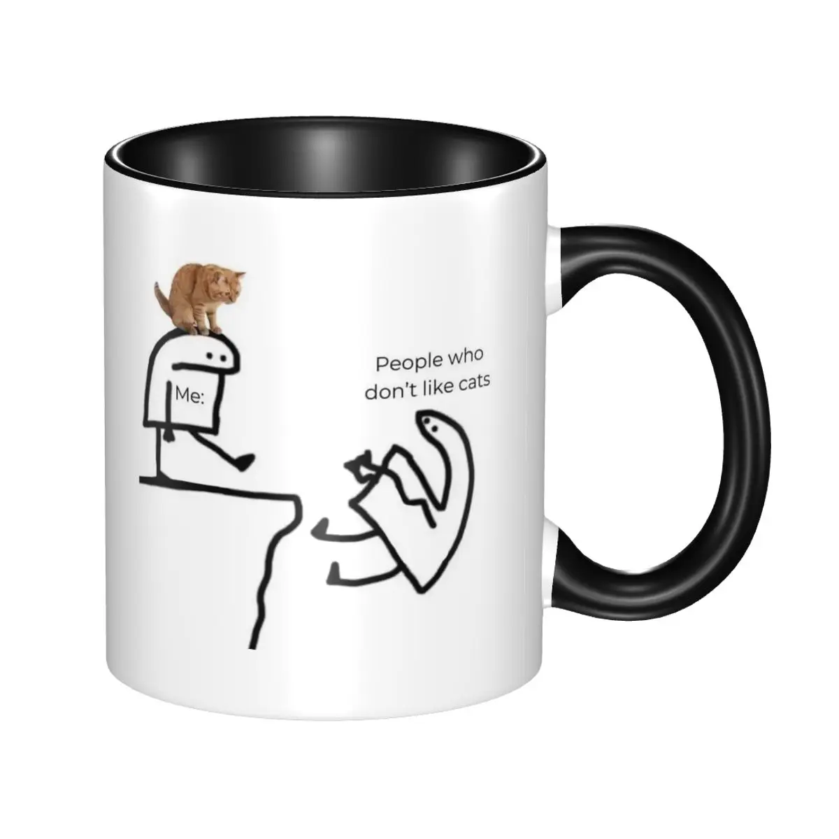 Me With Cat Design People Who  - Coffee And Tea Quotes Funny recension och pris