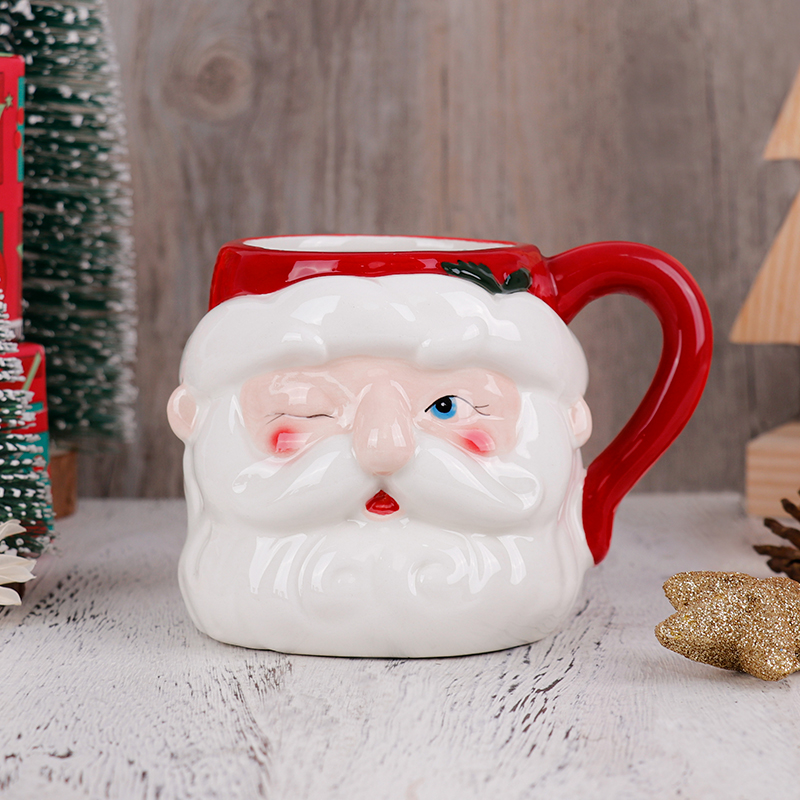 Christmas 3D Santa Ceramic Mug - Coffee Tea Festival recension och pris