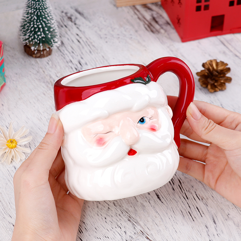 Christmas 3D Santa Ceramic Mug - Coffee Tea Festival recension och pris