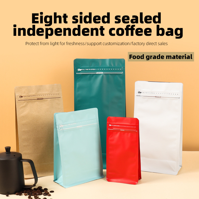 Aluminum Foil Stand-up Pouches - Coffee Tea & Hot Chocolate recension och pris