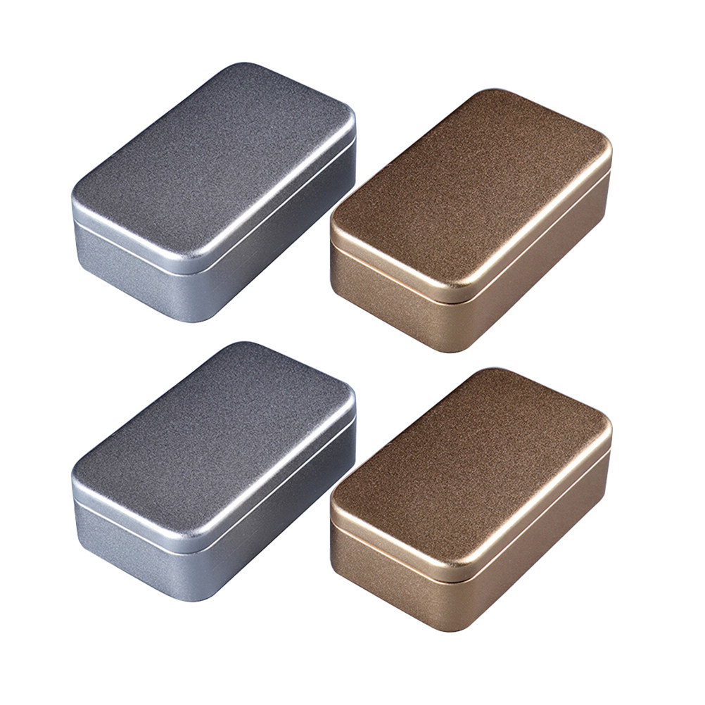 4Pcs Metal Business Card Tinpl - Canister Coffee Sugar Tea recension och pris