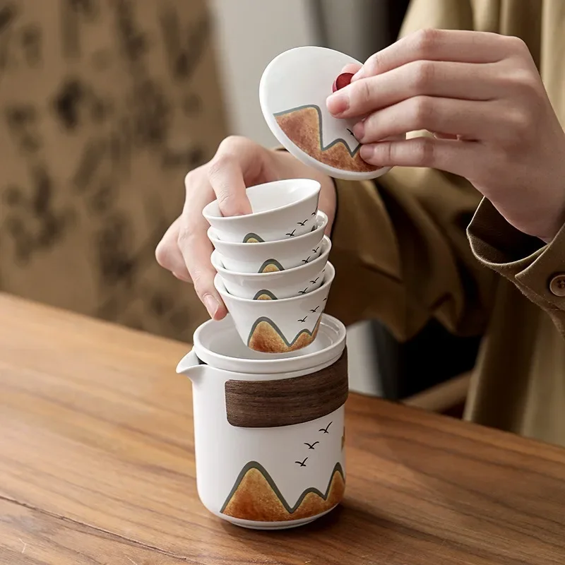Gift Box,Chinese Style Ceramic - Coffee Tea Jar Set recension och pris