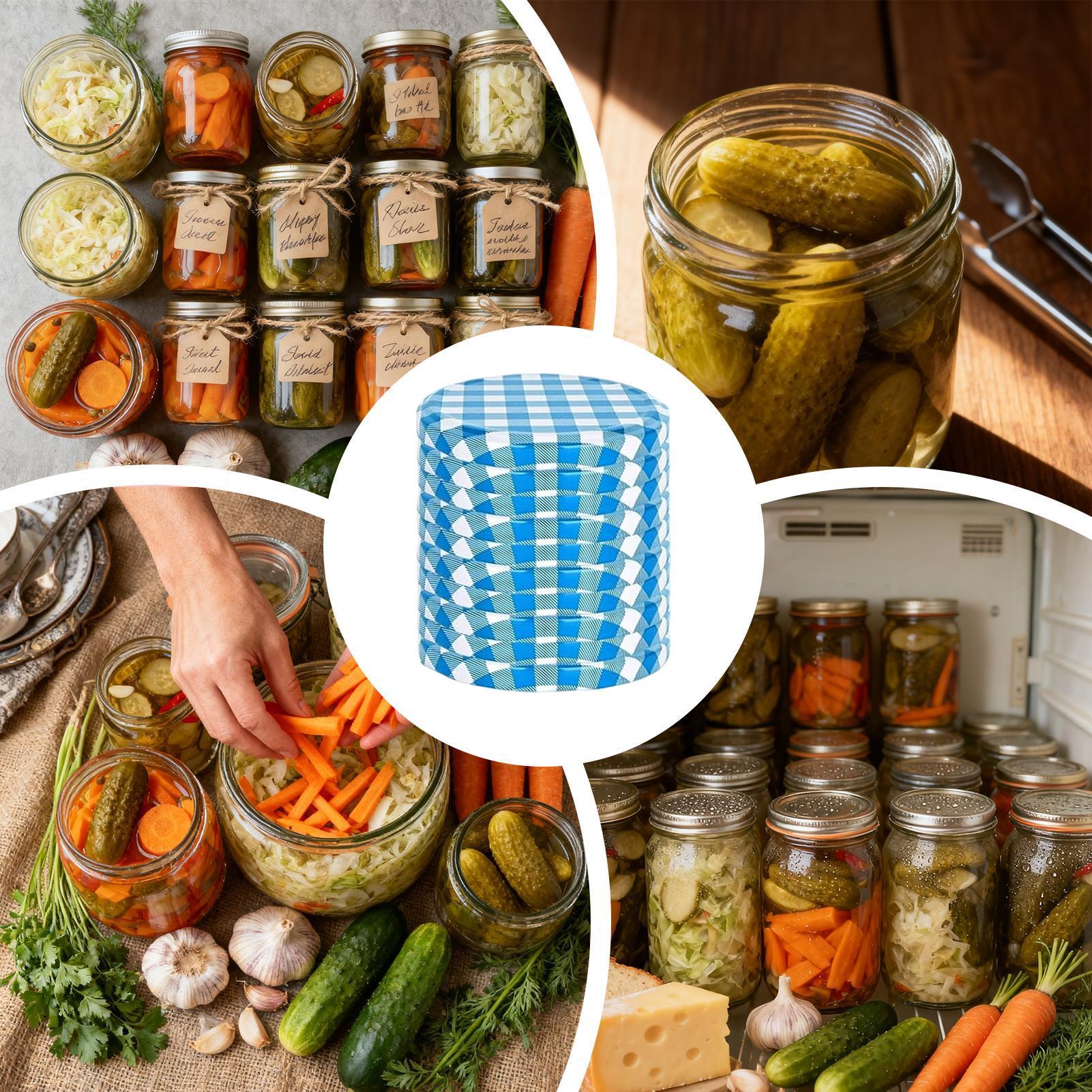Canning Jar Lids 50 Piece Leak - Coffee Tea & Hot Chocolate recension och pris