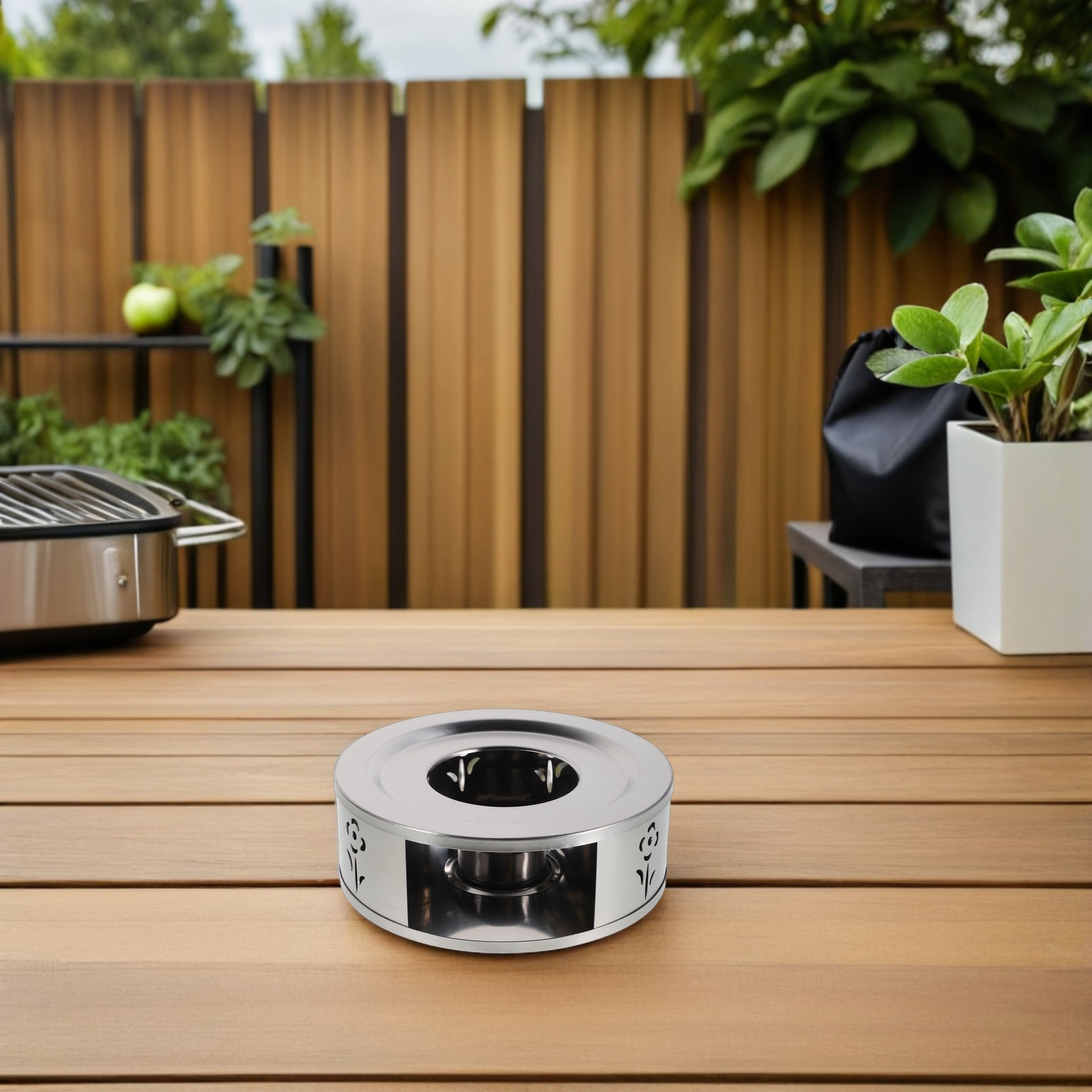 Stainless Steel Teapot Warmer  - Coffee Tea Stand recension och pris