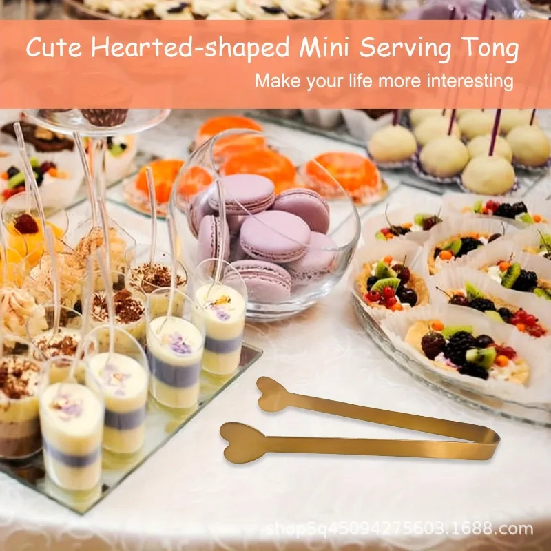 4/6PCS Stainless Steel Heart-S - Coffee Tea Sugar Set recension och pris