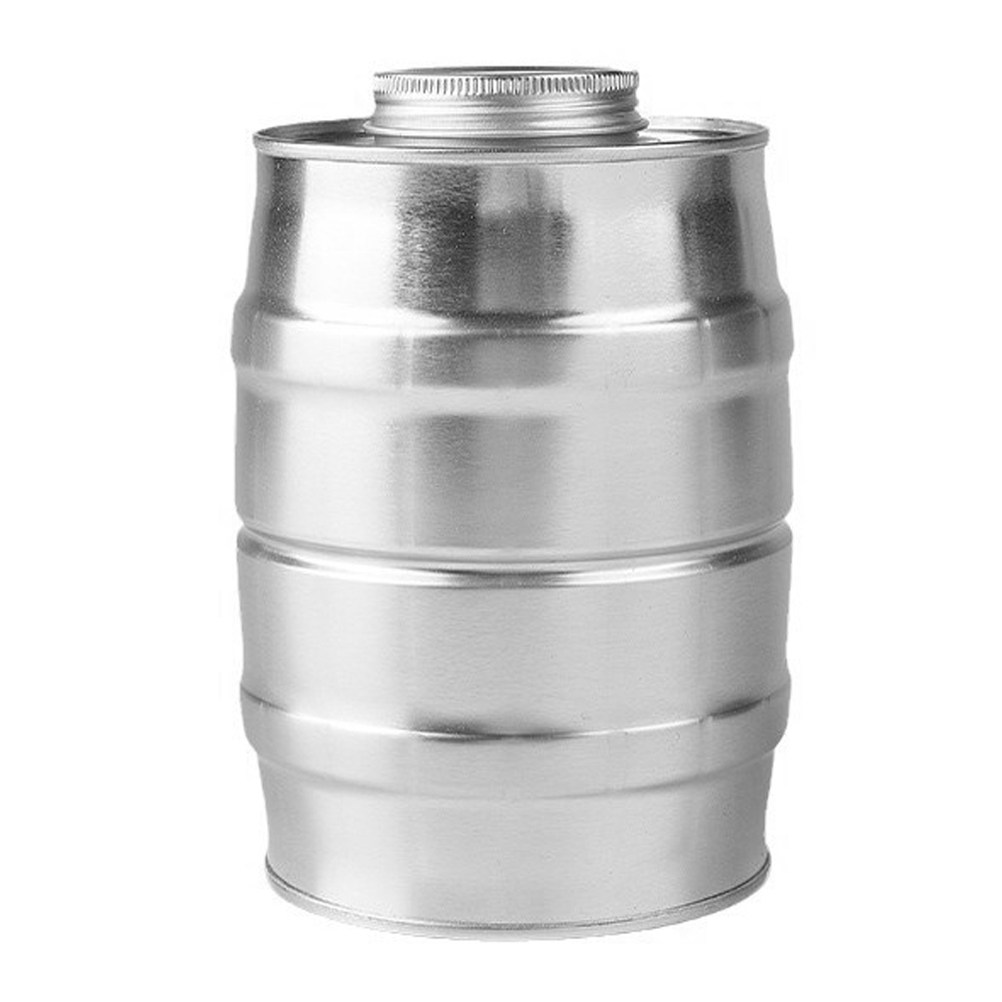 Retro Wine Barrel Shaped Tinpl - Canister Coffee Sugar Tea recension och pris