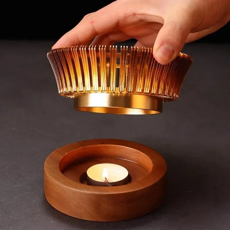 Gold Hollow Aluminum Alloy Tea - Coffee Tea Stand recension och pris