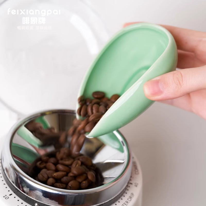 Ceramic Coffee Bean Dosing Tra - Coffee Tea Stand recension och pris