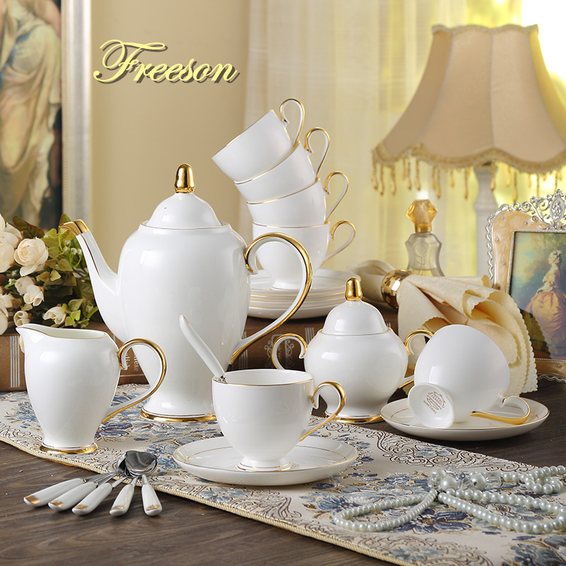 Grace Bone China Coffee Set Wh - Coffee Tea Sugar Set recension och pris