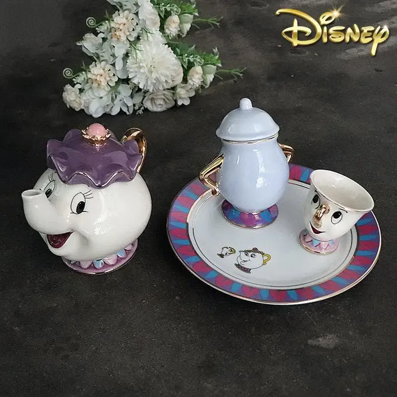 Hot Teapot Cartoon Beauty And  - Coffee Tea Jar Set recension och pris