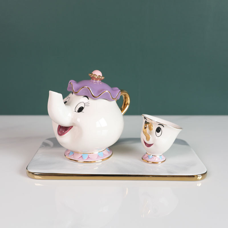 Hot Teapot Cartoon Beauty And  - Coffee Tea Jar Set recension och pris