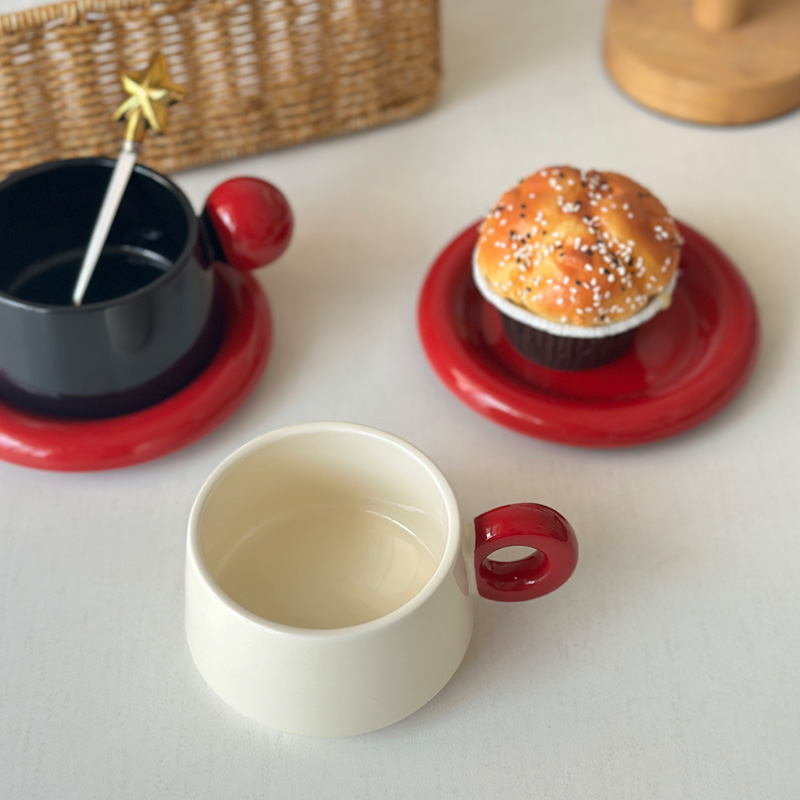 210ml Ceramic Coffee Cup Dish  - Coffee Tea Festival recension och pris