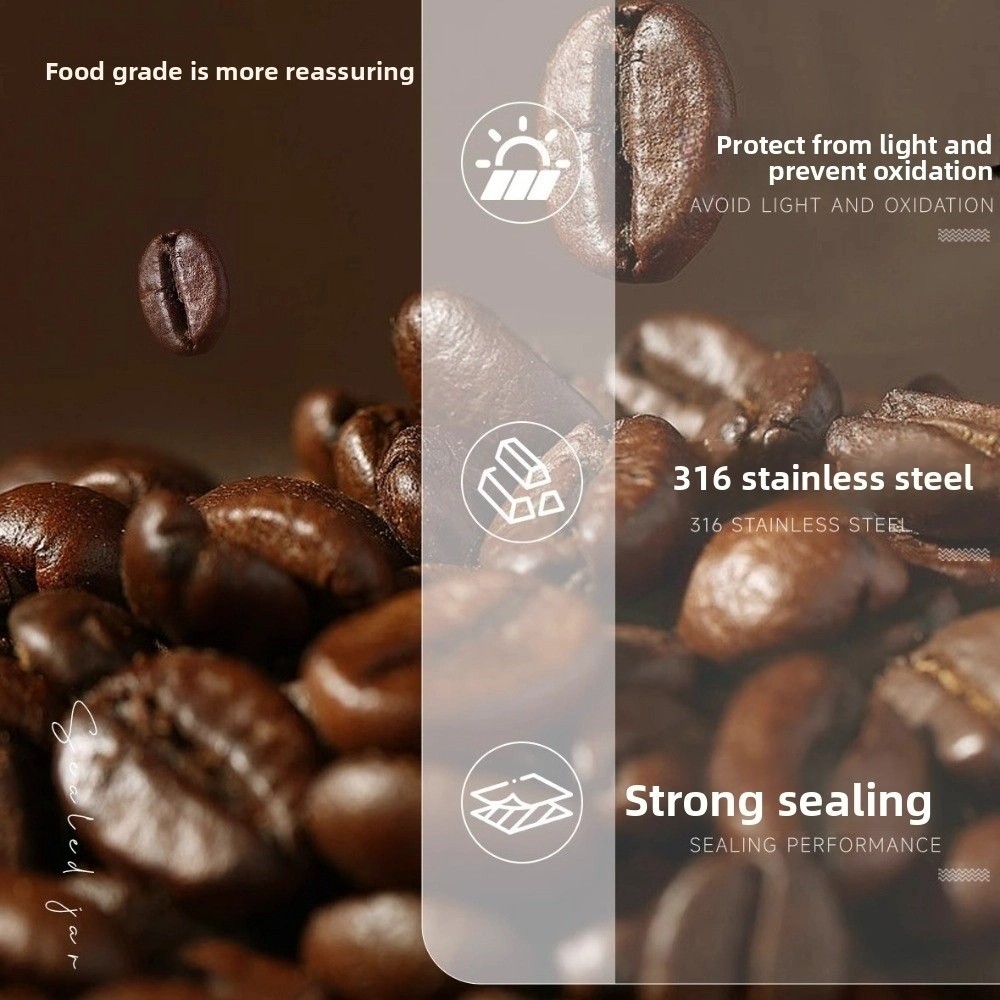 316 Stainless Steel Vacuum Cof - Coffee Tea Jar Set recension och pris
