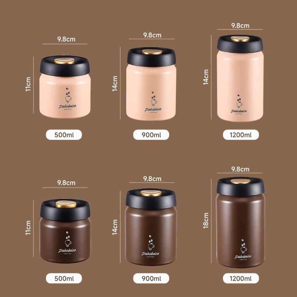 316 Stainless Steel Vacuum Cof - Coffee Tea Jar Set recension och pris