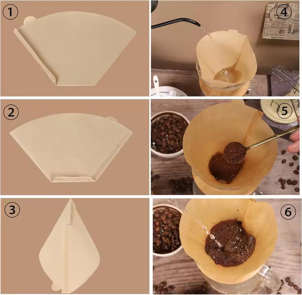50pcs/set Log Pulp Paper Coffe - Coffee Tea Infusion recension och pris