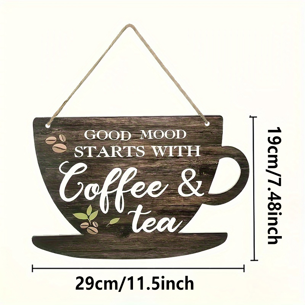 1pc Rustic Coffee & Tea Wooden - Coffee Tea Festival recension och pris