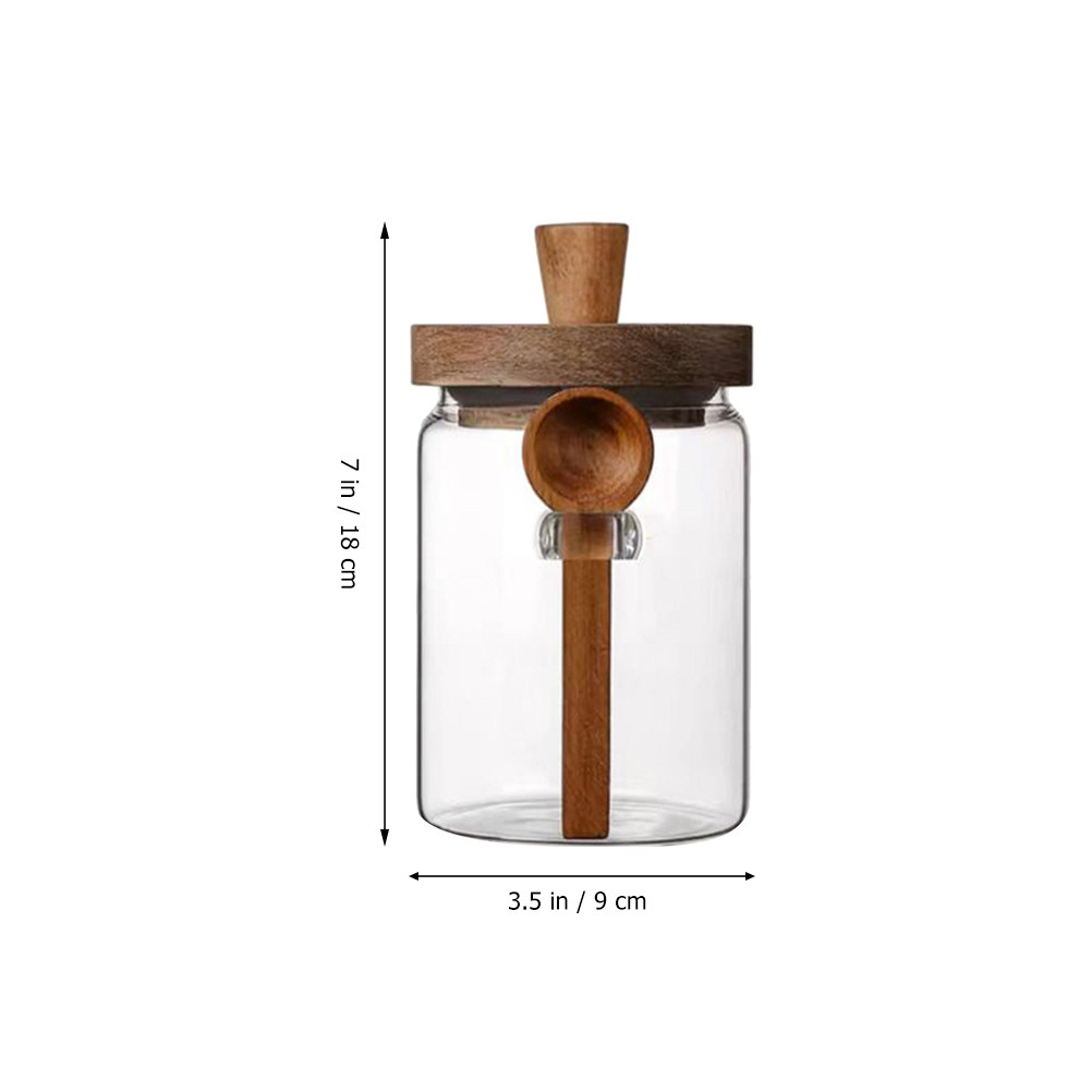 Glass Coffee Bean Storage Jar  - Canister Coffee Sugar Tea recension och pris