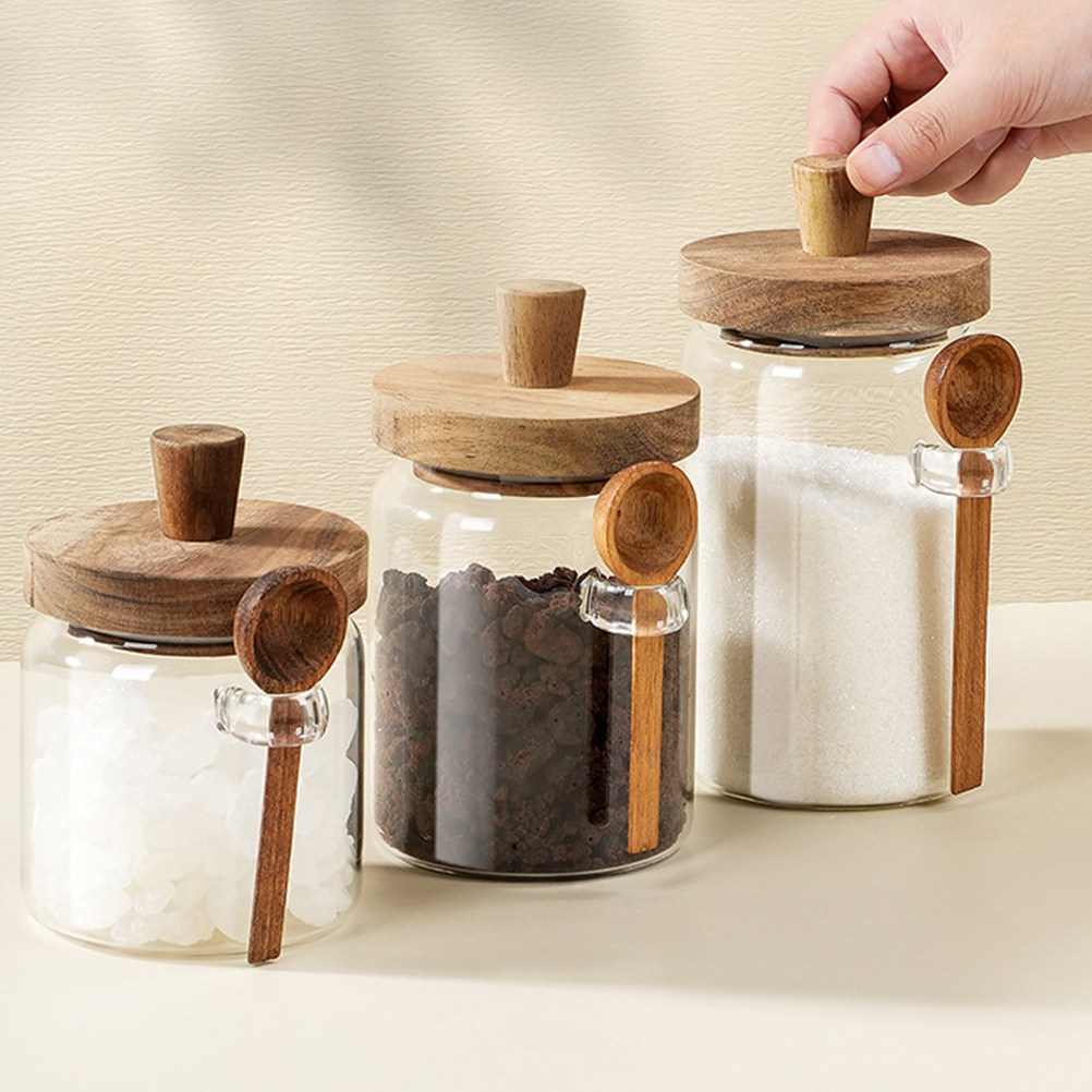 Glass Coffee Bean Storage Jar  - Canister Coffee Sugar Tea recension och pris