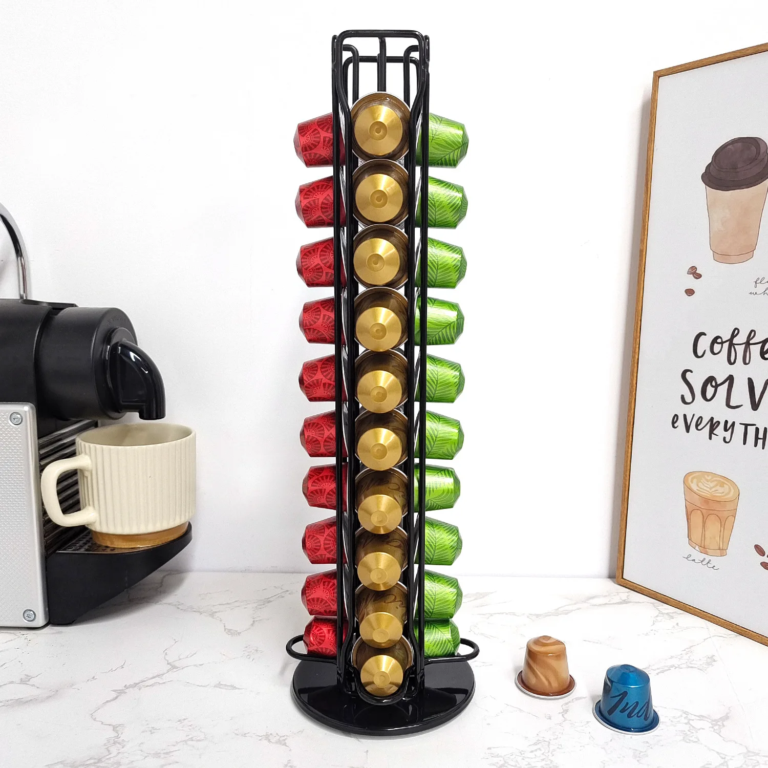 1PC 40 Pod Coffee Capsules Nes - Coffee Tea Stand recension och pris