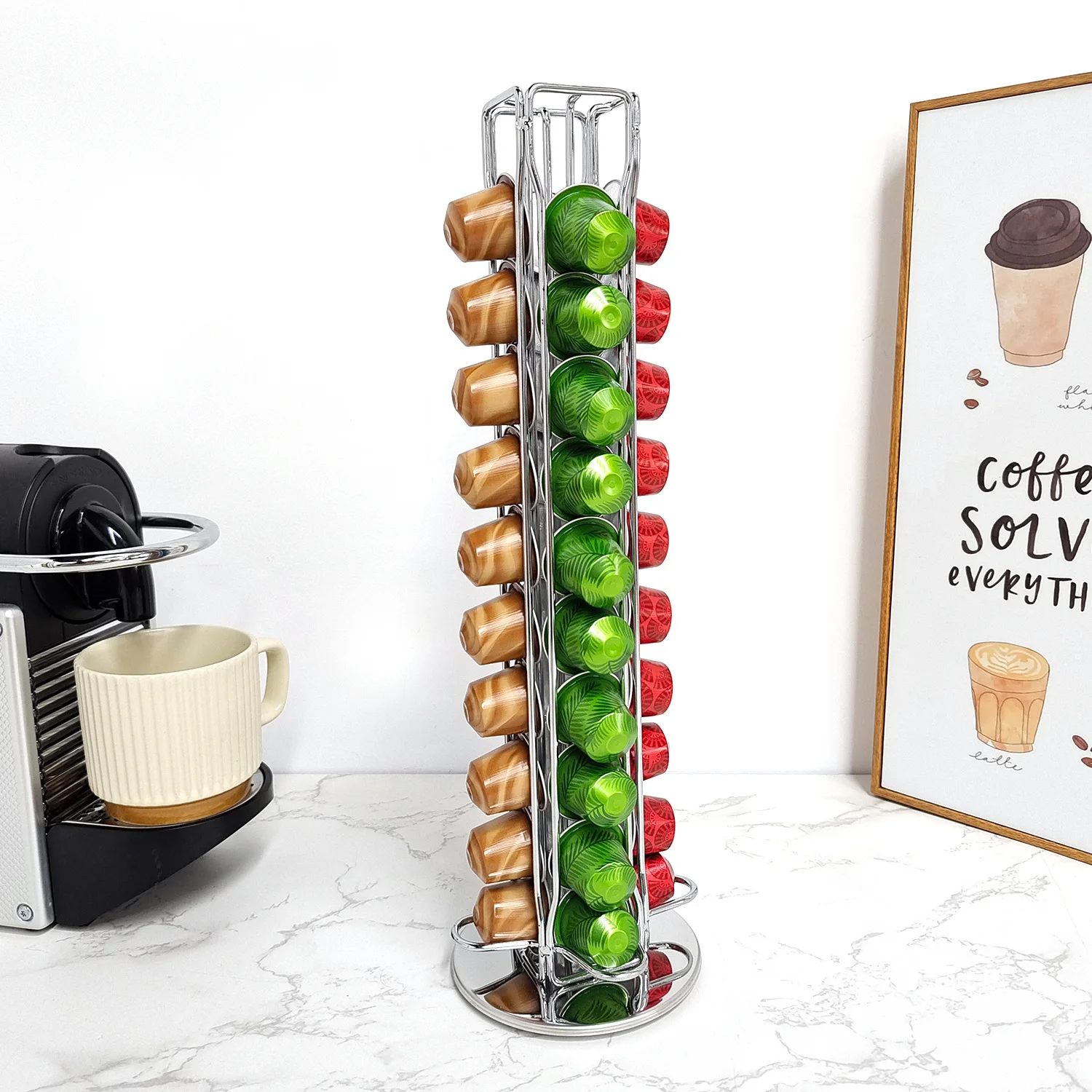 1PC 40 Pod Coffee Capsules Nes - Coffee Tea Stand recension och pris