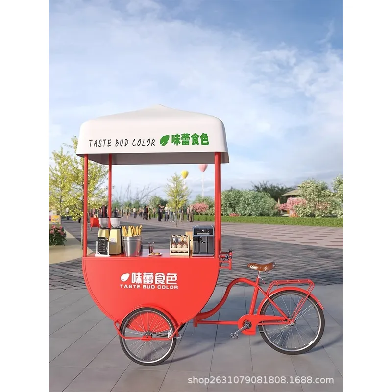 Outdoor Mobile Food Cart Snack - Coffee Tea & Hot Chocolate recension och pris
