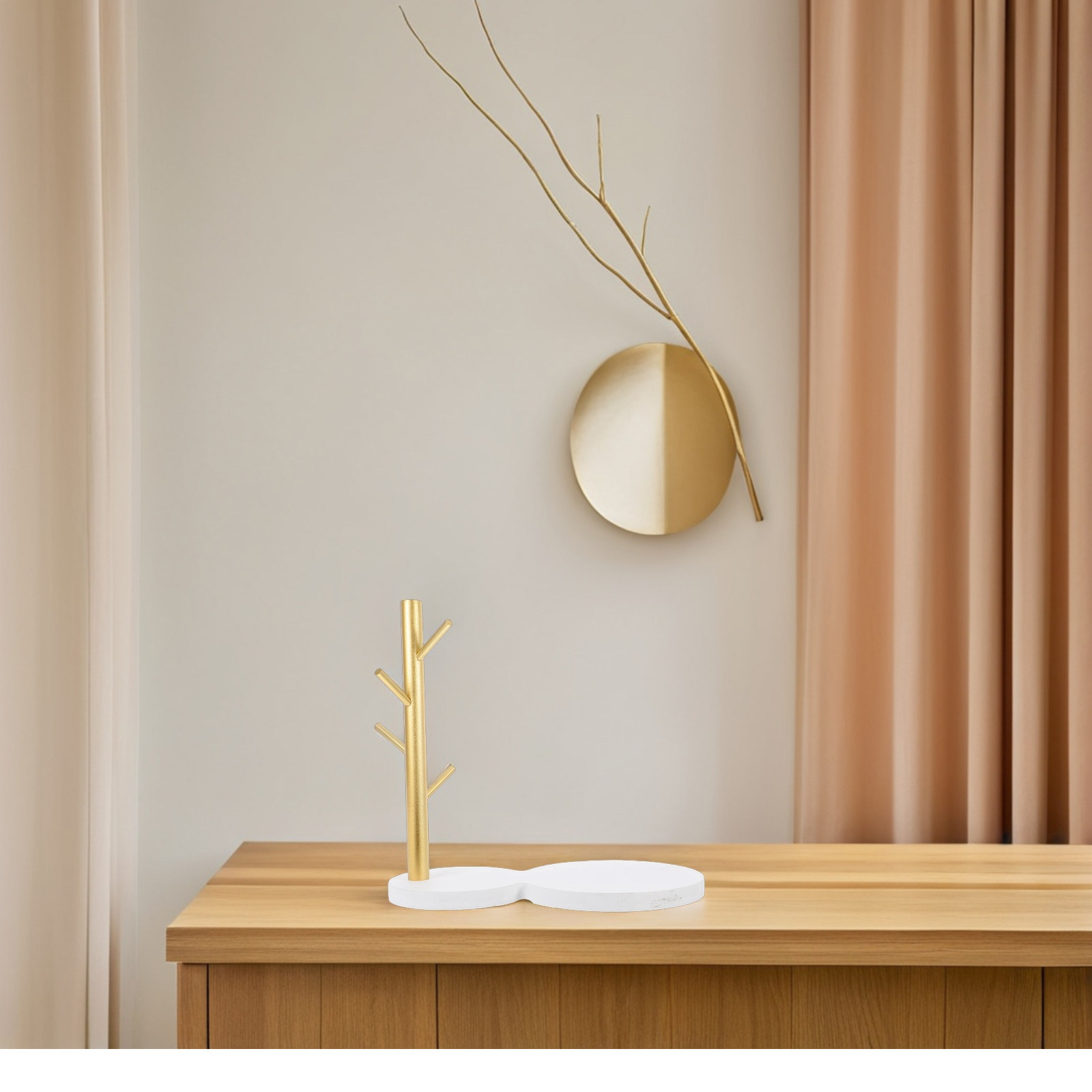 Wooden Tea Cup Storage Rack Ea - Coffee Tea Stand recension och pris