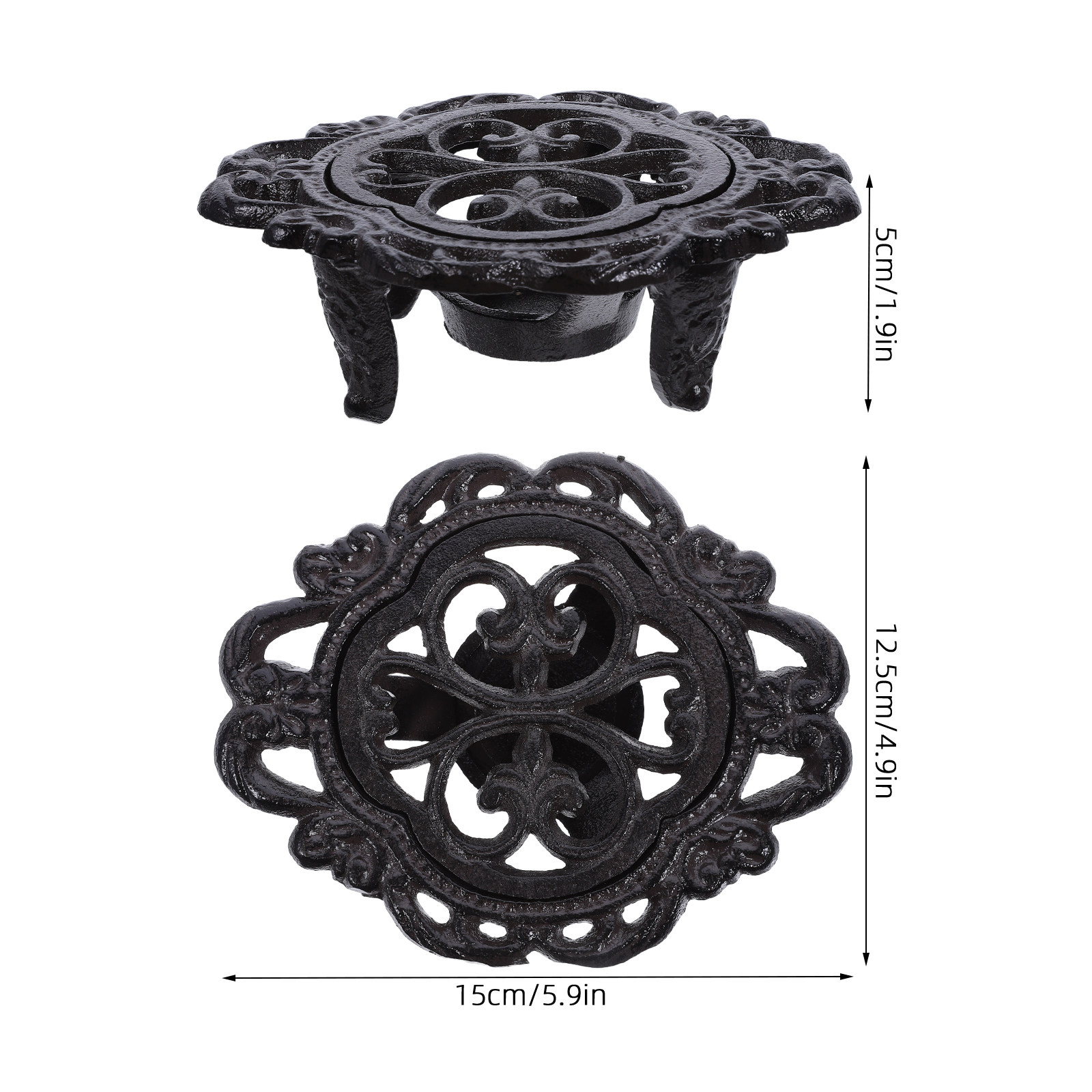 Cast Iron Teapot Warmer 6 Inch - Coffee Tea Stand recension och pris