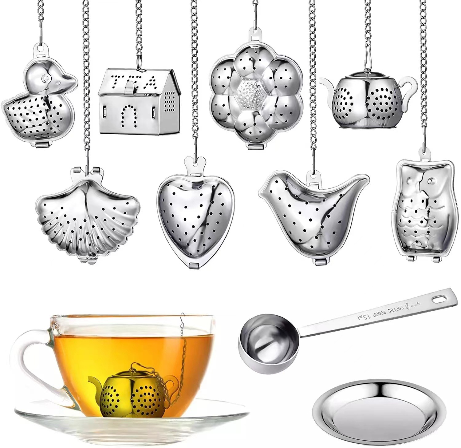 Tea Strainer Stainless Steel T - Coffee Tea Infusion recension och pris