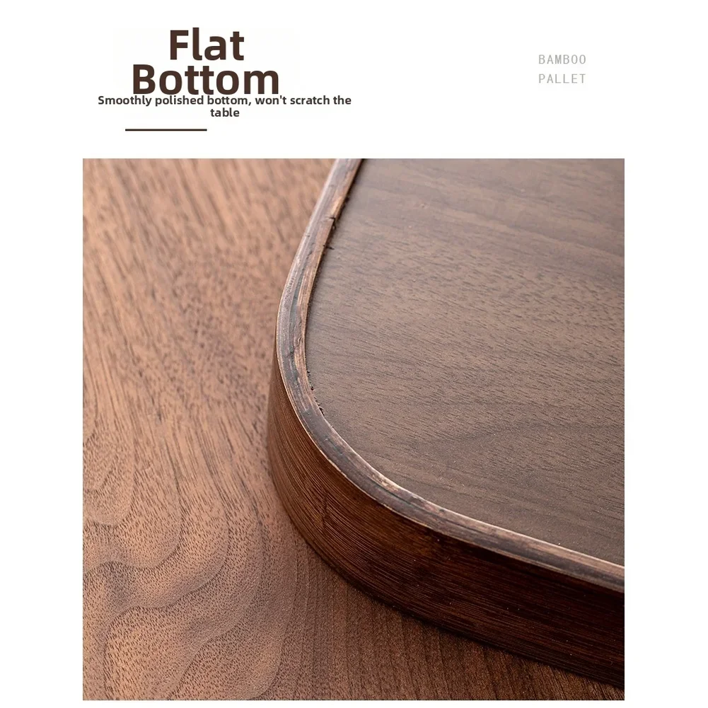 Wooden Tea Tray With Handles M - Coffee Tea Stand recension och pris