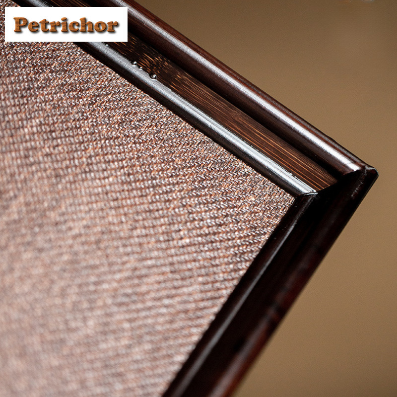 Japanese Rattan Bamboo Woven T - Coffee Tea Stand recension och pris