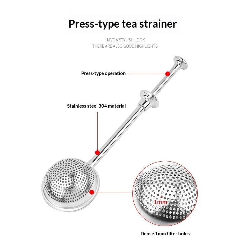 Long Handle Stainless Steel Te - Coffee Tea Infusion recension och pris